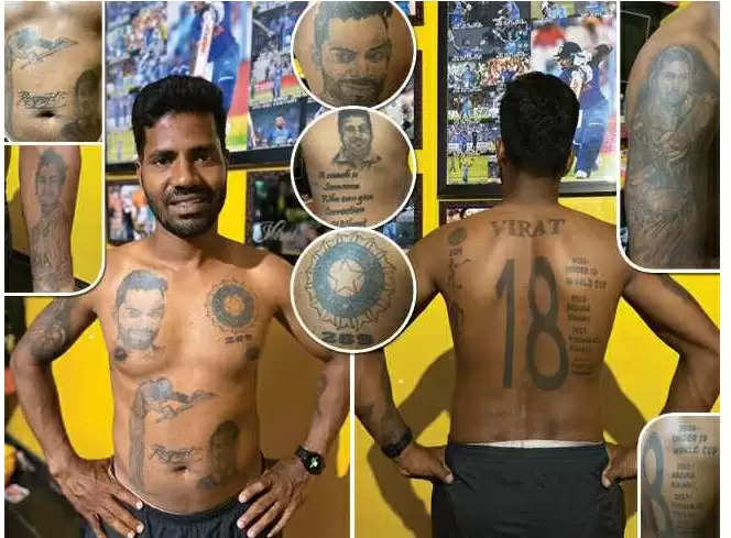 Virat Kohli to Surya Kumar Yadav 8 IPL players with the most stunning  tattoos  GQ India