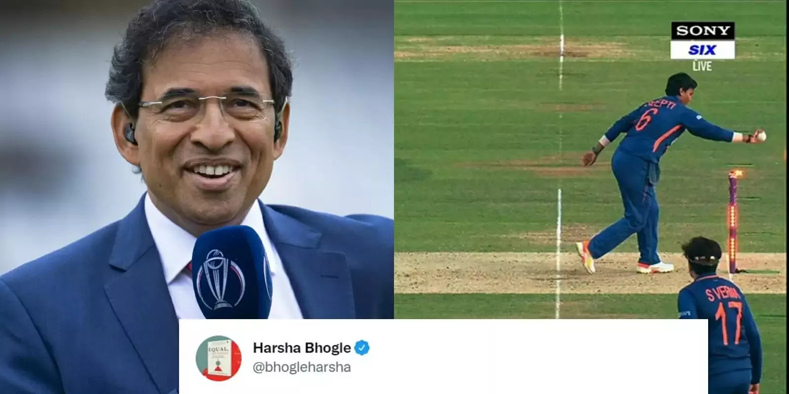 Harsha Bhogle's Tweet On Deepti Sharma's Controversial Run-Out Has Gone