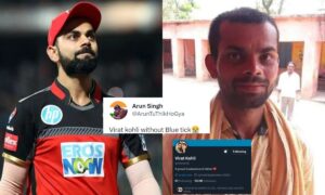 Virat Kohli Twitter Blue