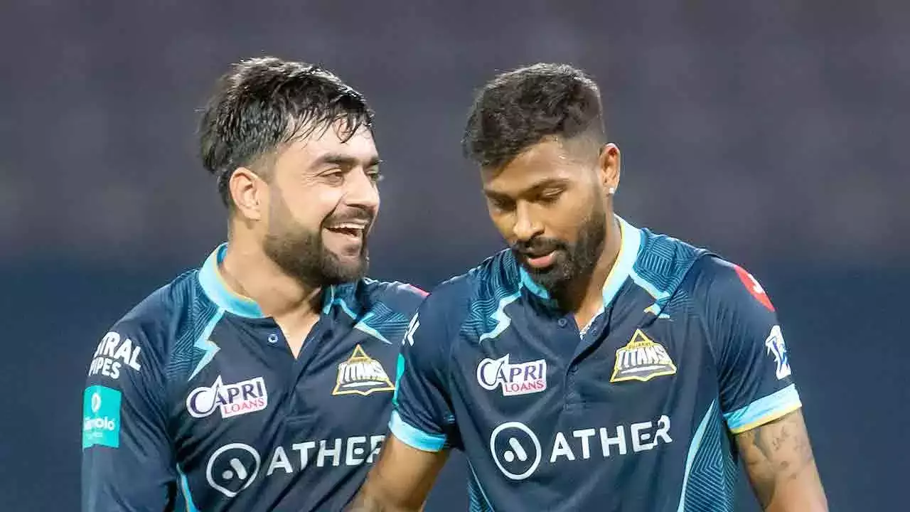 Hardik Pandya, Rashid Khan, IPL 2023, GT vs KKR