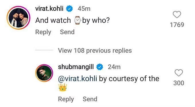 Shubman Gill Virat Kohli