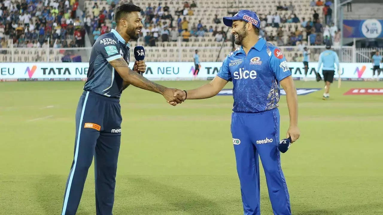 MI vs GT Live Score IPL 2023: Rohit Sharma vs Hardik Pandya