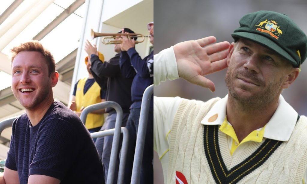 Stuart Broad vs david warner