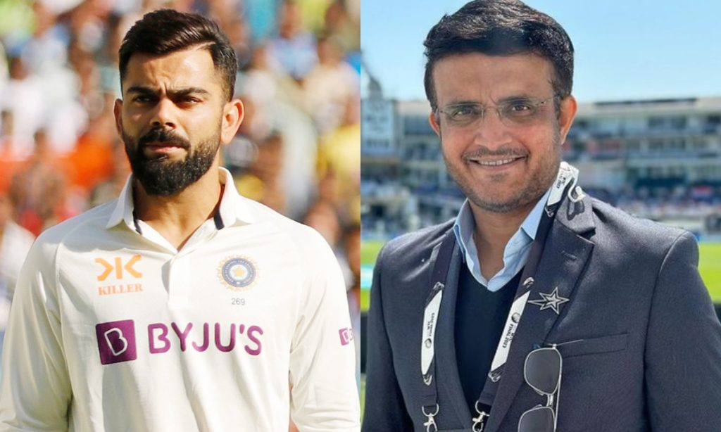 Sourav Ganguly Virat Kohli
