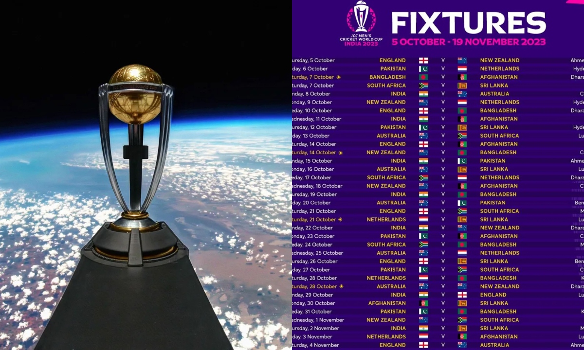 ICC ODI World Cup 2023 Updated Schedule And Fixture After QualifierTGN