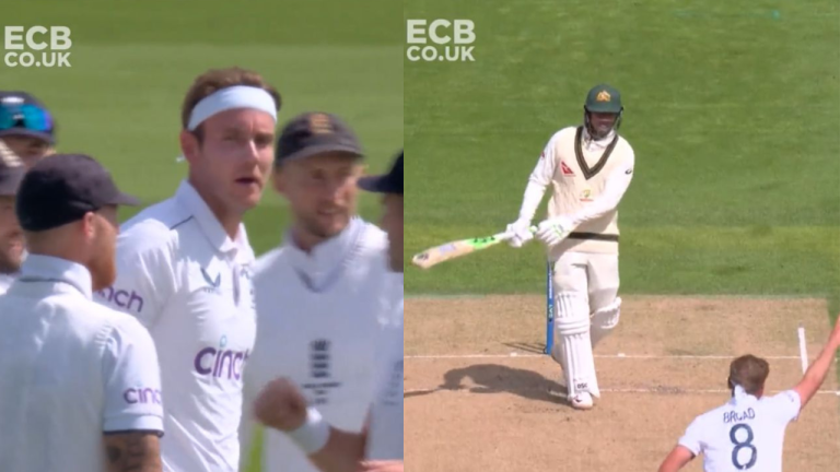 Stuart Broad Traps Khawaja In Front To Scalp His 599th Test Wicket