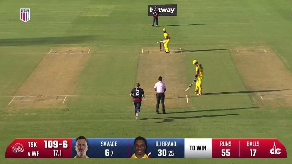 VIDEO: Dwayne Bravo Smashed A Monstrous Six In MLC