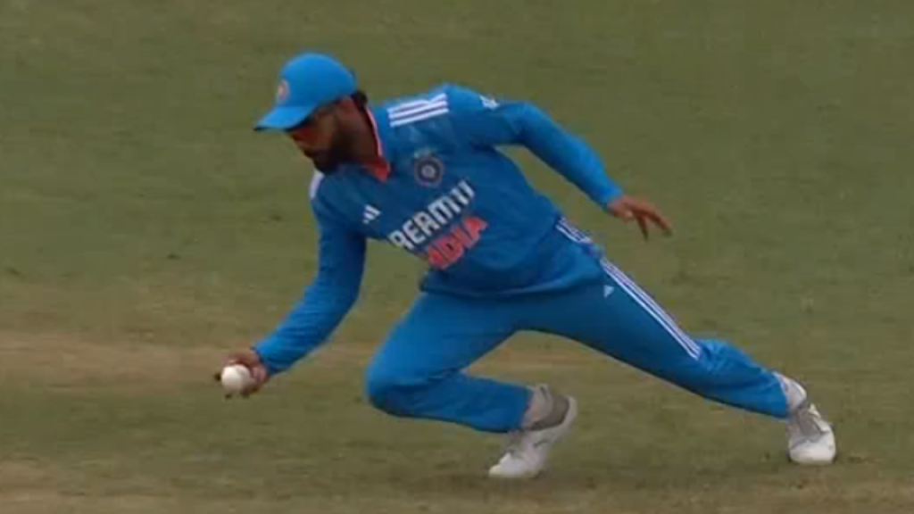 VIDEO: Virat Kohli Took A One Handed Stunner To Dismiss Romario Shepherd