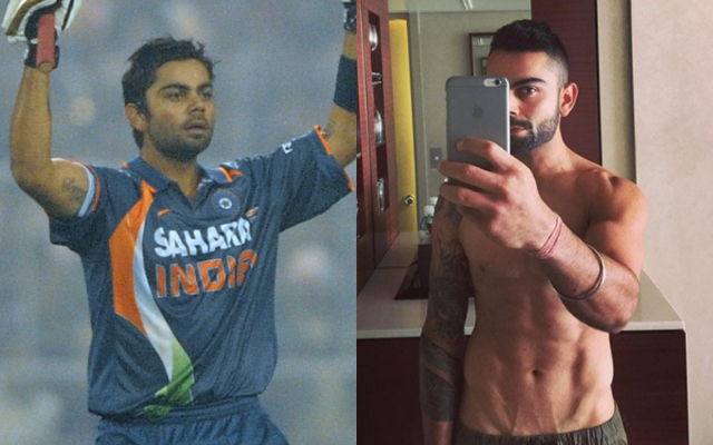 Virat Kohli body transformation