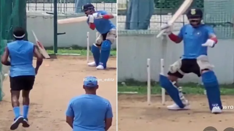 VIDEO: Virat Kohli Has Fun With Hardik Pandya In The Nets