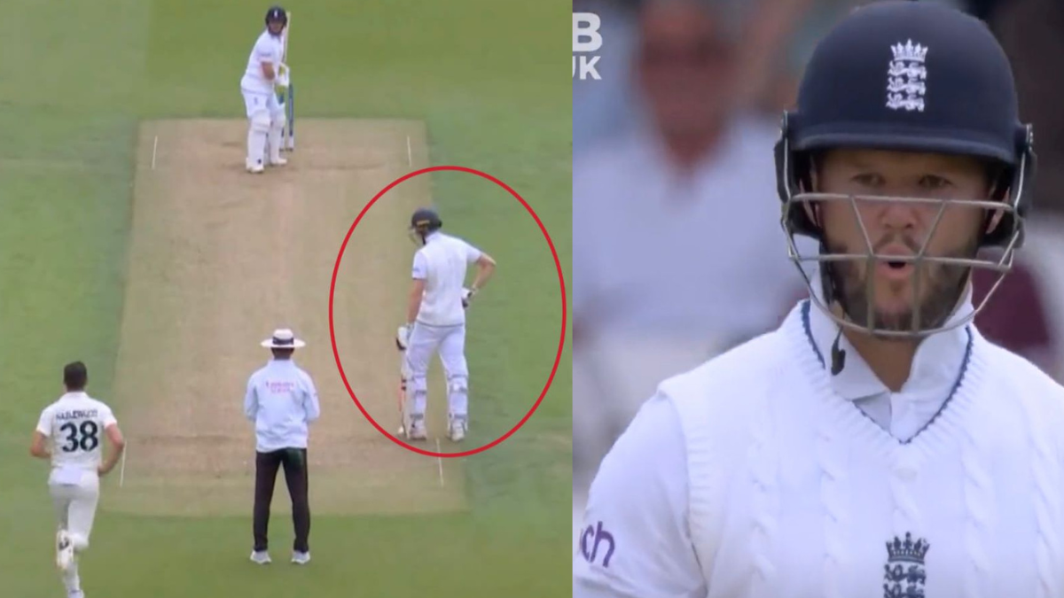 WATCH: Ben Duckett Nearly Takes Out Zak Crawley With His Ferocious Shot