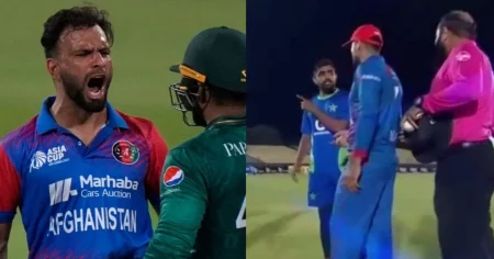 Afghanistan Bowler Fareed Ahmad Abused Babar Azam And Imam Ul Haq At The End Of The Second ODI