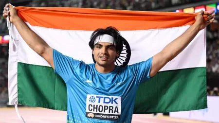 Cricketers React As Neeraj Chopra Wins Gold At World Athletics Championship