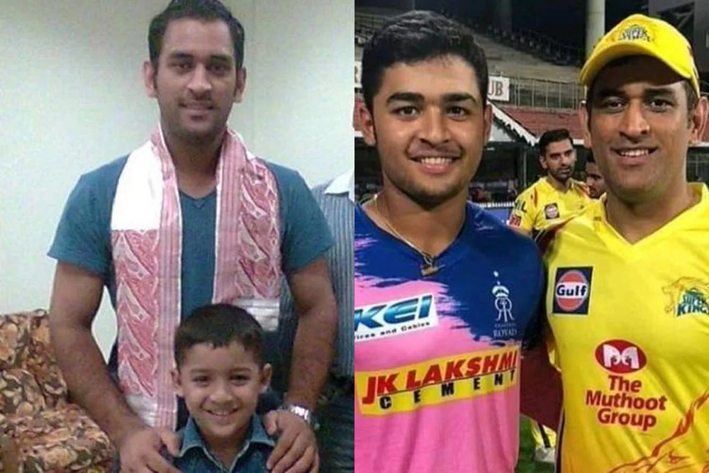Riyan Parag, MS Dhoni