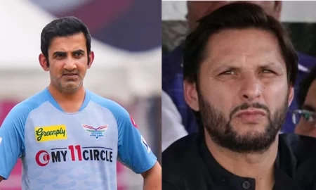 Gautam Gambhir Shahid Afridi