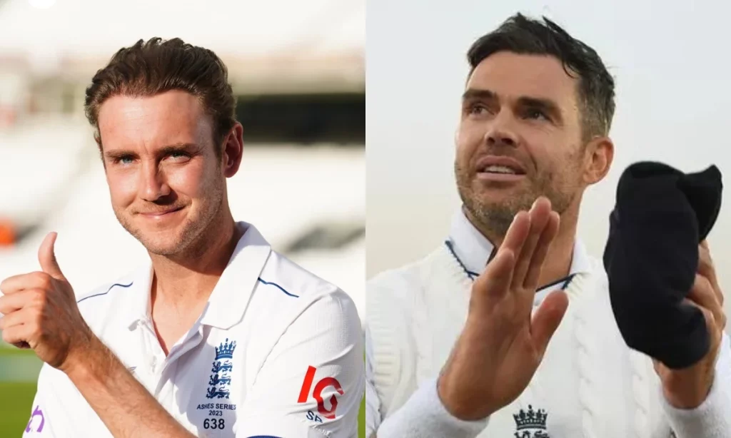 Stuart Broad James Anderson