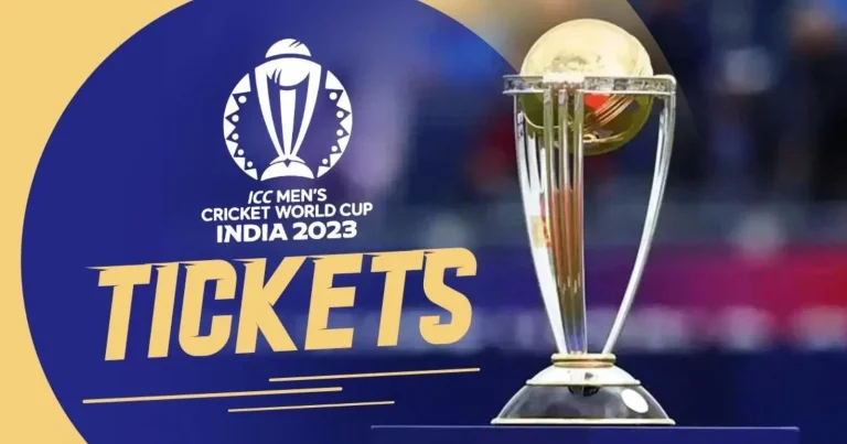 Updates On Tickets For ODI World Cup 2023