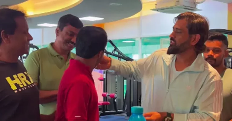 Viral Video Of MS Dhoni Taking A Dig At His Gym Buddies During Cake Cutting