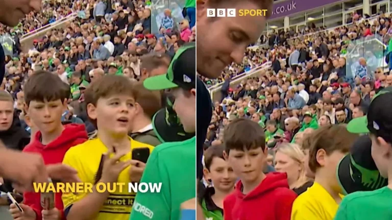 VIDEO: Stuart Broad Blushes On A Boy Bringing Up David Warner