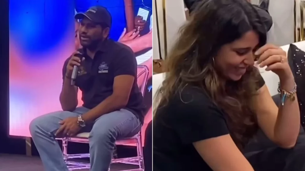 Rohit Sharma's Cheeky Take On Pakistan's Bowlers Leaves Ritika Sajdeh Chuckling