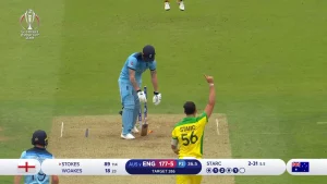 mitchell starc ben stokes bowled