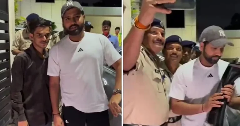 [Watch] Rohit Sharma obliges fans with pictures and selfies after reaching Mumbai following Asia Cup triumph