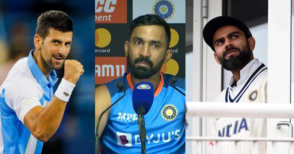 Dinesh Karthik Compares Virat Kohli With Novak Djokovic