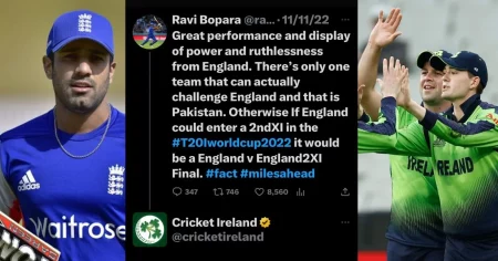 Ireland's Smart Reply When Ravi Bopara Said That Only Pakistan Can Stop England In the T20 WC 2022