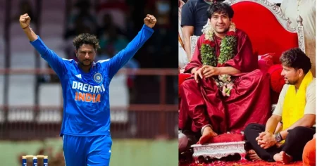 Kuldeep Yadav Gave A Cracking Reply To A Troll Who Called Baba Bageshwar “Fraud”