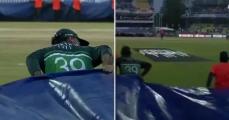 PAK vs IND: Fakhar Zaman Helped The Groundstaffs To Bring The Covers