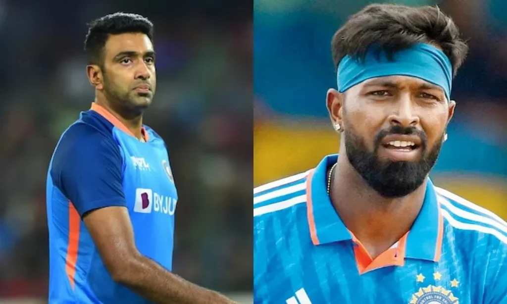 R Ashwin Hardik Pandya