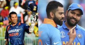 Rohit Sharma And Virat Kohli Set To Equal A Big Record Of Sachin Tendulkar