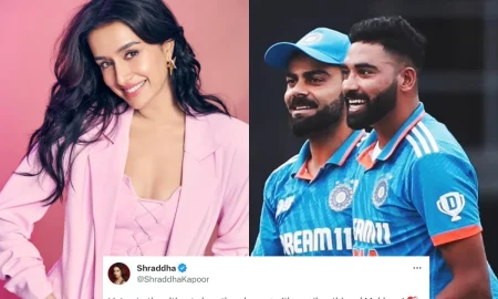 Shraddha Kapoor Mohammed Siraj