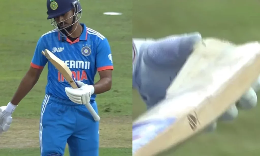 Shreyas Iyer's bat