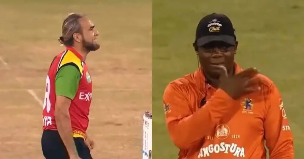 Umpire Nigel Duguid's Iconic “You Can’t See Me” Gesture Takes CPL 2023 By Storm
