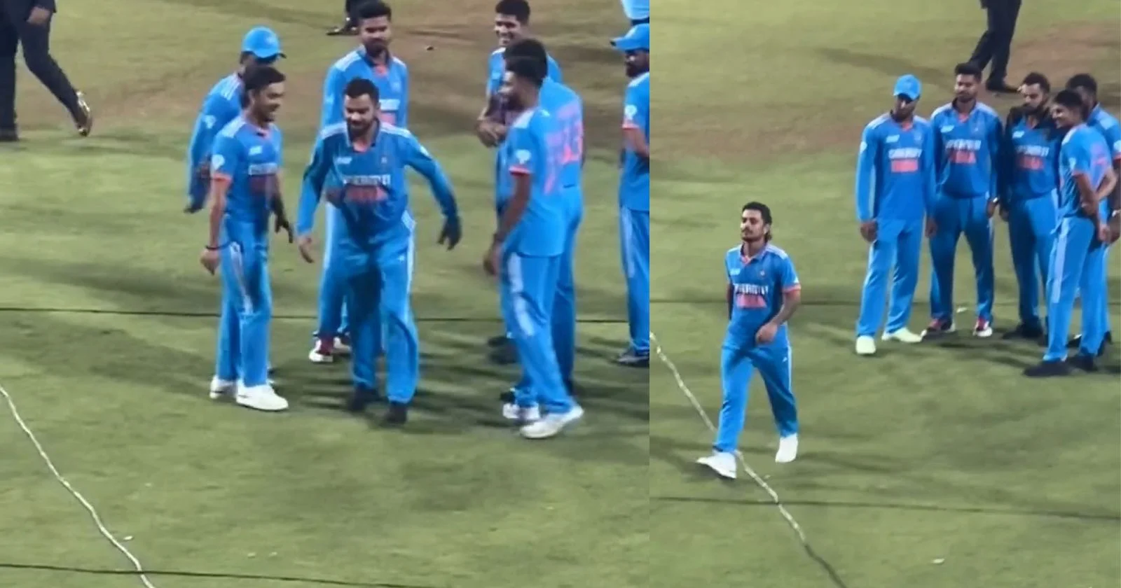 Video Ishan Kishan Copies Virat Kohli S Walk On The Field