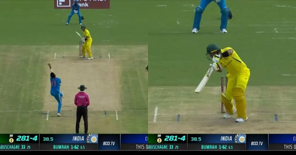 [VIDEO]: Jasprit Bumrah Shatters Glenn Maxwell's Stumps