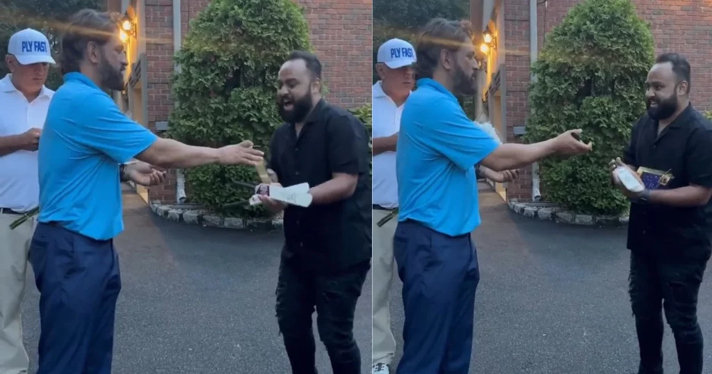 VIDEO: MS Dhoni Hilariously Asks A Fan For Chocolates After Giving Autograph