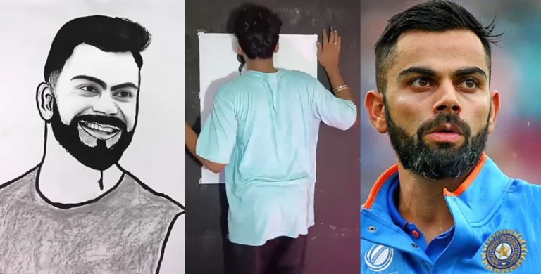 VIDEO: Virat Kohli Fan Makes His Painting Using His Tongue