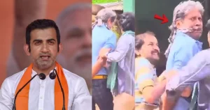 [Video]: Gautam Gambhir Shared A Concerning Video Of Kapil Dev Getting Kidnapped