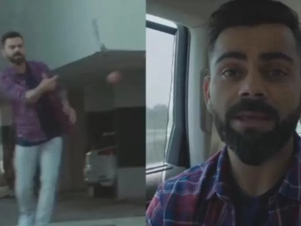 [VIDEO] Virat Kohli Plays Gully Cricket With Kids