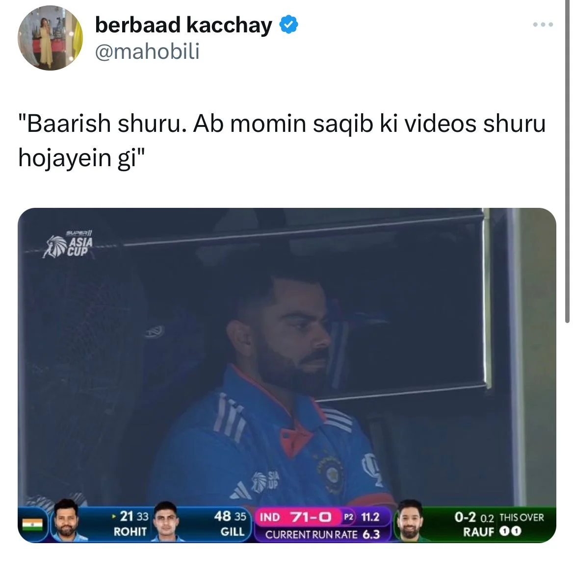 PAK vs IND: Virat Kohli-Shadab Khan Memes Flood The Twitter