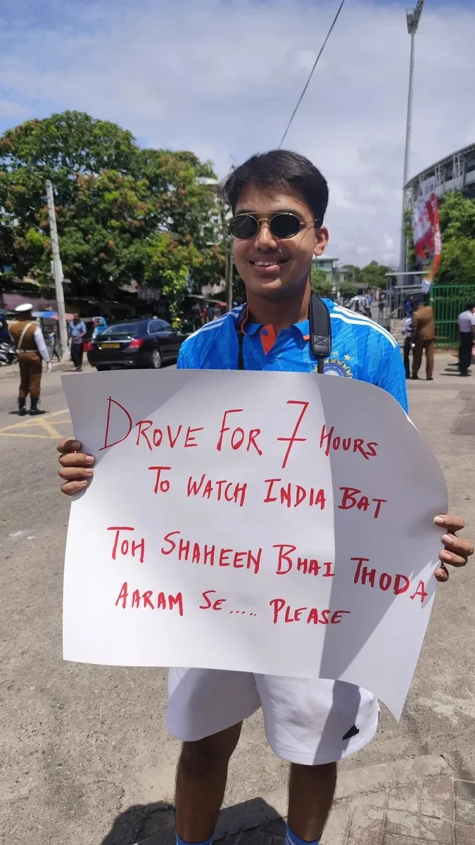 An Indian Fan Made A Special Request To Shaheen Afridi Ahead Of IND vs PAK