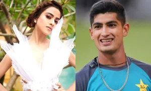Indian Actress Isha Shah Gets Bowled Over By Naseem Shah’s Good Looks