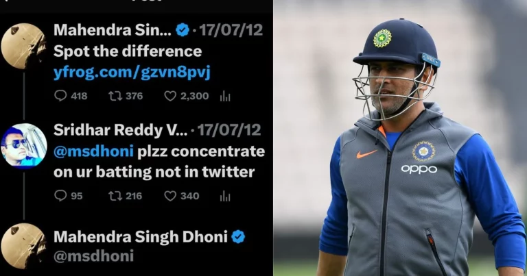 When MS Dhoni Shut Off A Twitter User Who Took A Dig At Him