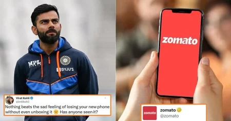 When Zomato Gave A Perfect Reply To The Tweet Of Virat Kohli Losing His Phone