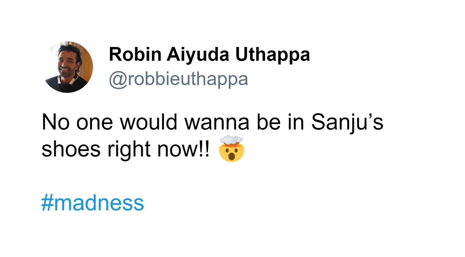 IND vs AUS: Robin Uthappa Reacts After India Snub Sanju Samson
