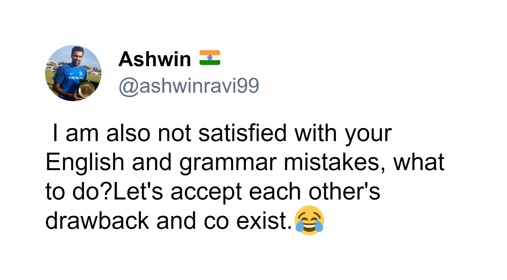 When Ravichandran Ashwin Hit Back At A MS Dhoni Fan For Questioning His Place In The Indian Test Team