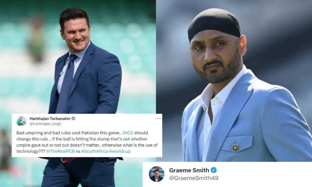 Graeme Smith Slammed Harbhajan Singh For His 'Bad Umpiring' Remark After PAK's Defeat To SA