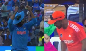 [Watch] Ravindra Jadeja Makes A Medal Gesture To Fielding Coach After Grabbing A Stunner